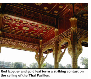 Ceiling of the Thai Pavilion