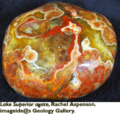 Lake Superior agate, Rachel Aspenson.